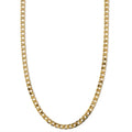 Collier en chaîne curb à maillons plats