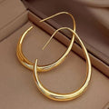 Boucles d'oreilles en anneau en or antique