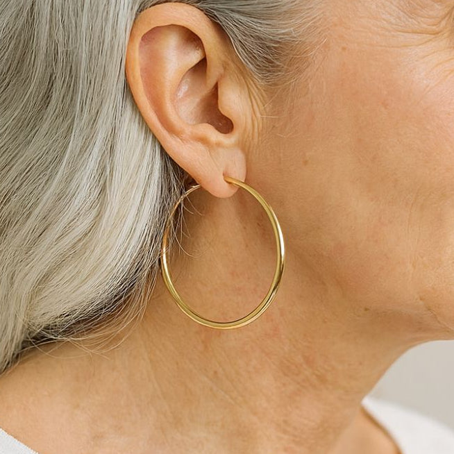 Boucles d'oreilles en anneau Atelier Kulta