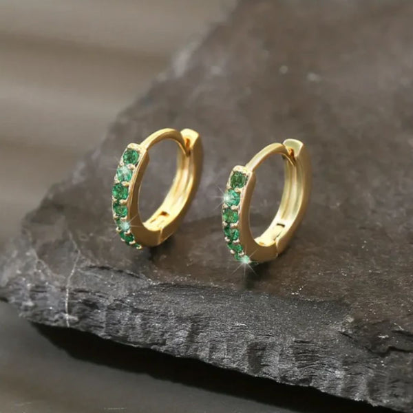 Boucles d'oreilles pendantes dorées inspiration côtière