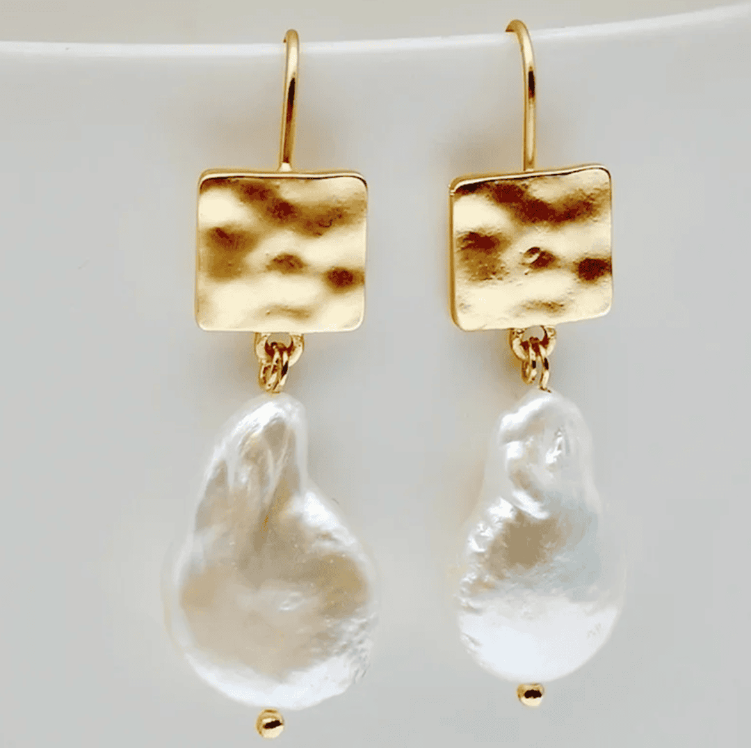 Boucles d'oreilles Retro Freshwater Helmi