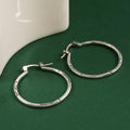 Boucles d'oreilles en argent intemporelles