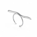 Bague en branche dorée minimaliste