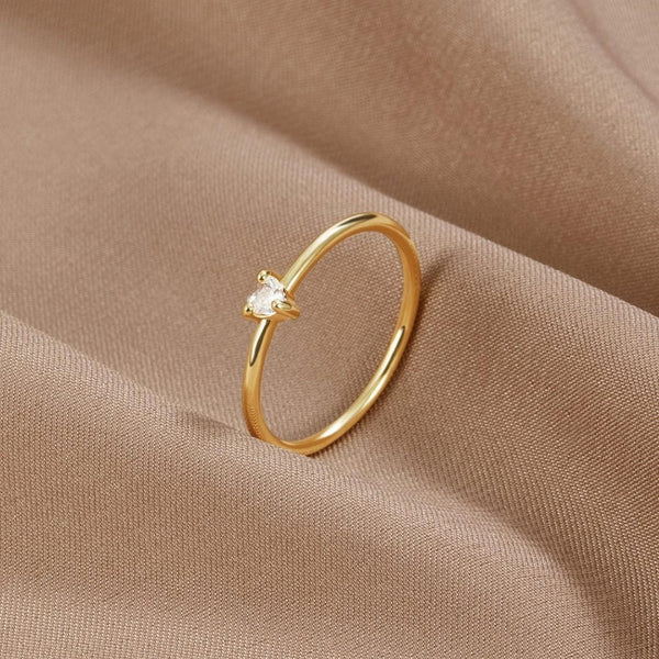 Bague Cœur en Cristal Love