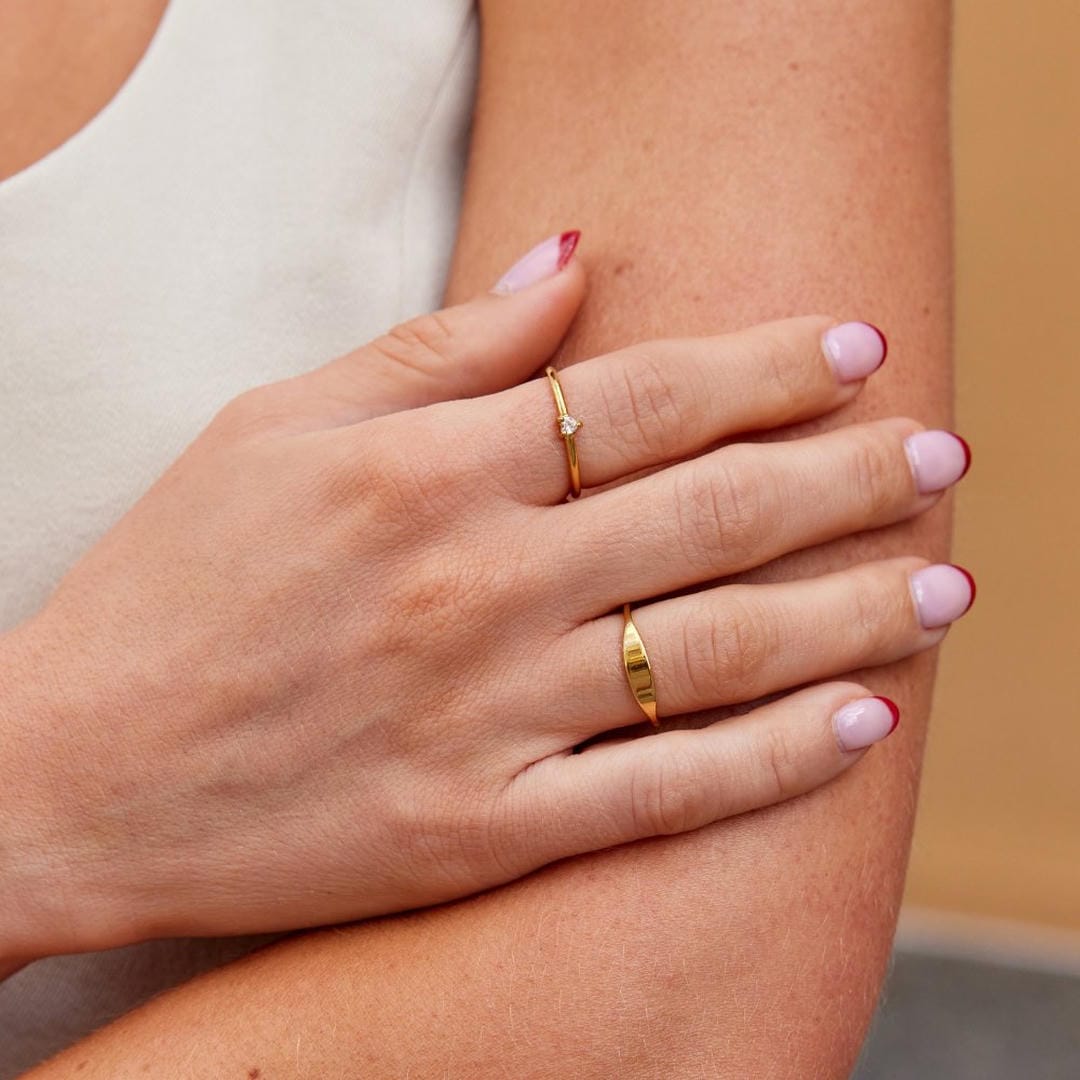 Bague Cœur en Cristal Love