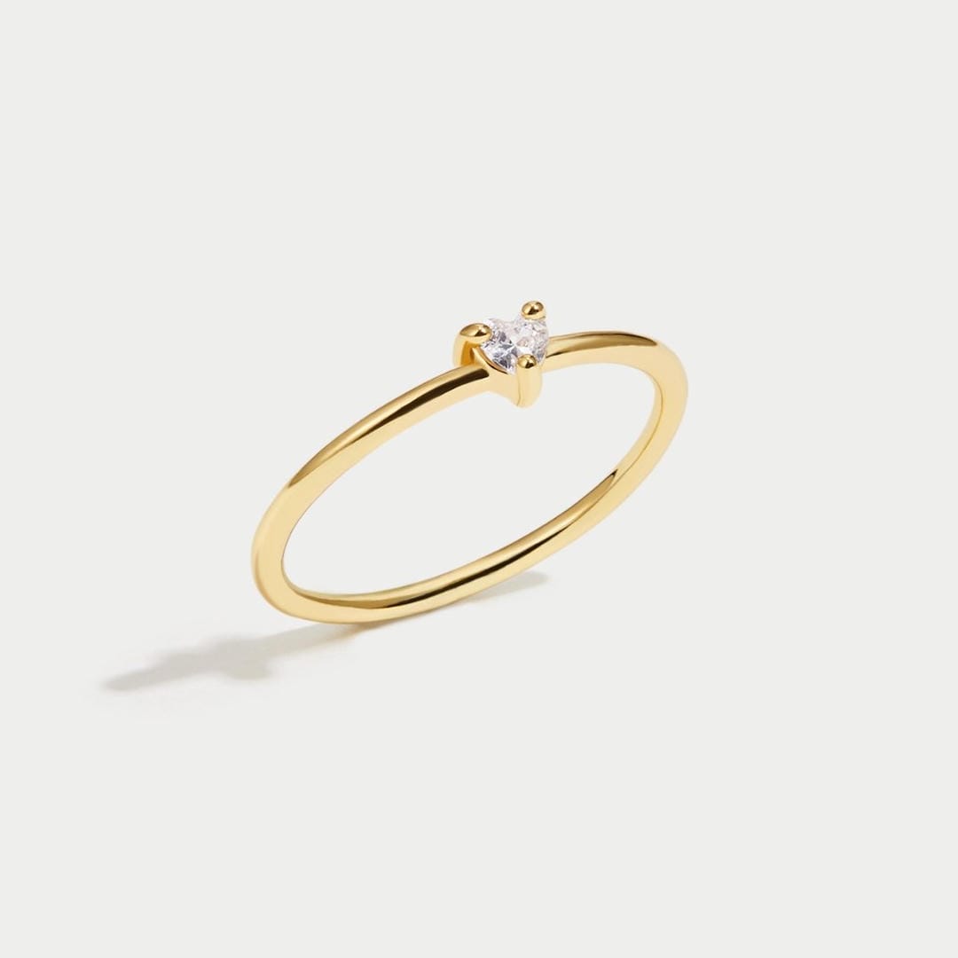 Bague Cœur en Cristal Love
