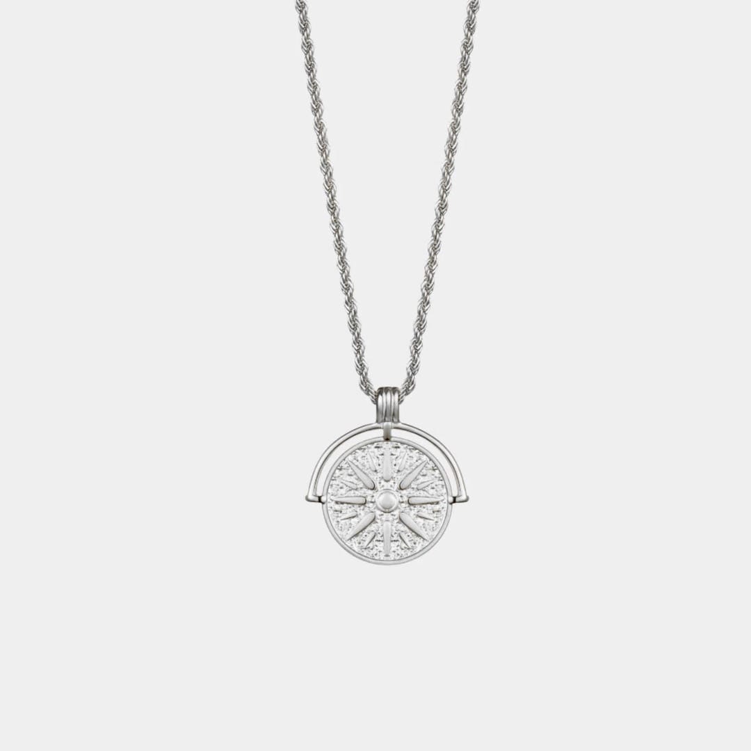Collier Pendentif Aurinko Argent Or