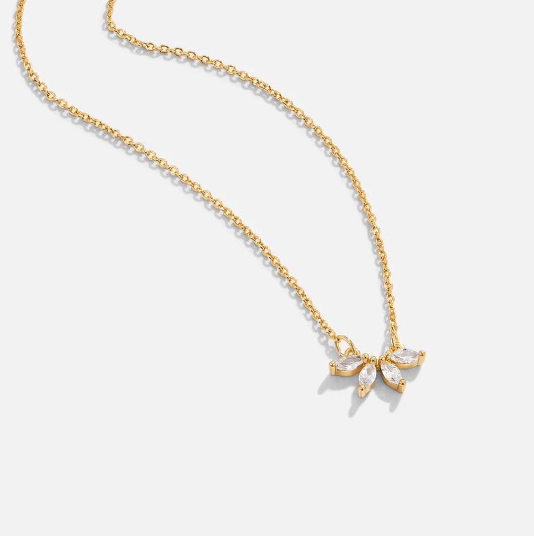 Collier en cristal à feuilles Kimalteleva Omelia