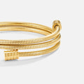 Bracelet en or torsadé classique