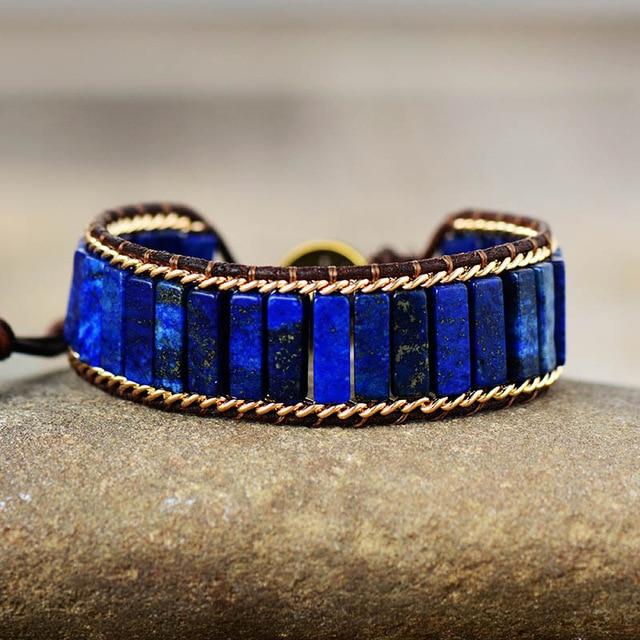 Bracelet de protection Lapis Muinainen